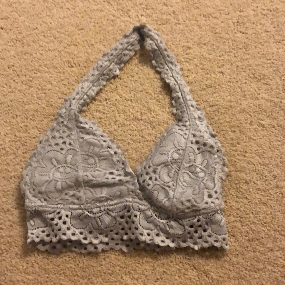 white bralette
